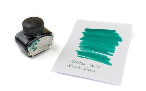 Tinta Para Pluma Fuente Pelikan 4001 - 30 Ml - Verde Oscuro