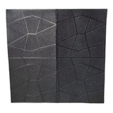 Lamina Autoadhesiva Mural Diseño Diamante Negro Pack De  10 