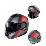 Casco Nolan N90-3 Abatible Rojo Mate Lente Y Pinlock Xl