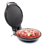 Pizza Maker Crepera Eléctrica Doble Encendido Home Elements