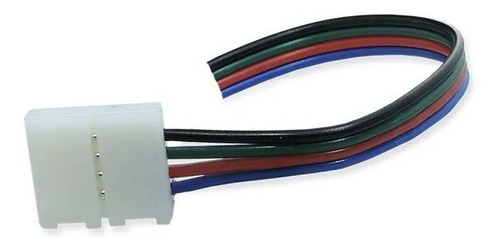 Conector Simple Flexible Rgb Para Tiras Smd 5050 Cable X100