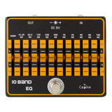 Pedal De Efecto Caline 10 Band Eq Cp-24  Negro