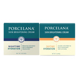 Set Cema Porcelana Skin Lightening Cream 85gr C/u Dia Noche