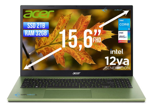 Portatil Acer Intel Core I5 1235u Disco Ssd 2tb Ram 32gb