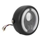 Fwefww Faro De Moto Led Vintage De 6 Pulgadas Con Forma De