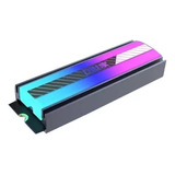 Dissipador De Calor Ssd M.2 Nvme Led Rgb Argb 5v 3 Pinos