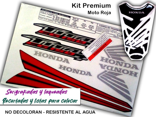 Kit Calcos Cg 150 New Titan + Cubretanque Protector. Premium