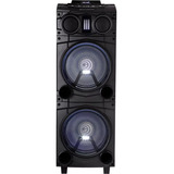 Caixa De Som Torre Amplificada 1200w Rms Display Digital