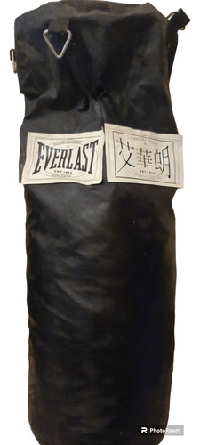 Bolsa De Boxeo Everlast Importada 1,10 Mts + Relleno +cadena