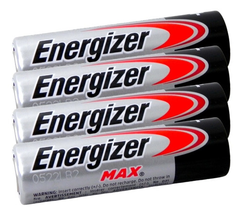 Pila Energizer Max E91 Alcalina Aa Cilindrica X4 Unidades