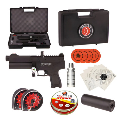 Pistola Hatsan Velox .22 Negro Aire Pcp Xtreme P | Meses sin interés