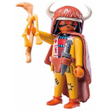 Playmobil 9146 Serie11 Figura Curandero Indio Healer Western