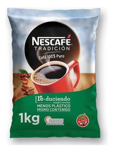 Café Nescafé 100 %puro Tradicional Café Instantáneo Por 1k