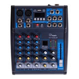 Consola Mixer Usb Grabación Bluetooth Mp3 Parquer Kt04-up