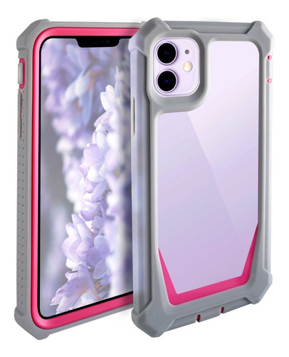 Funda 360 Clear Rudo Para iPhone 11/11pm/12/12p/12pm/13