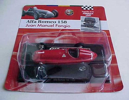 Leyendas F1 Fórmula 1 Alfa Romeo J,m. Fangio 1/43 C/revista