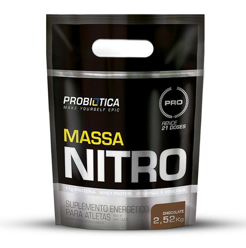 Massa Nitro No2 Refil 2,52kg Probiótica Baunilha