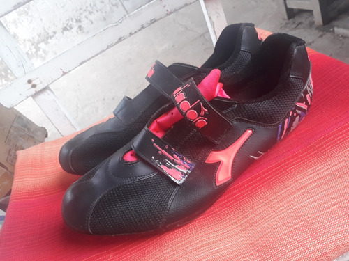 Zapatillas Ciclismo Ruta Diádora Talle 45 Negro