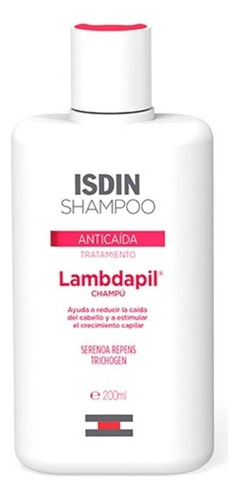 Shampoo Isdin Lambdapil Anticaída En Botella De 200ml Por 1 Unidad