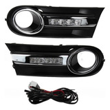 Kit Rejilla Tapas Laterales Vw Voyage 2009 A 2012 Drl Led