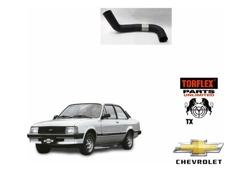 Manguera Inferior Radiador Chevrolet Chevette 1.6 86-91 Foto 3