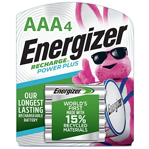 Pilas Aaa Recargables Energizer, Batería Recharge Plus...