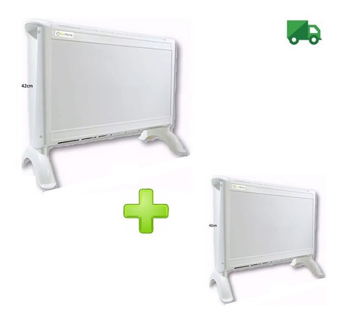Combo 2 Calefactor Electrico Panel Estufa Exahome Calefaccio