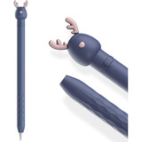 Funda Para Apple Pencil 1ra Gen. Diseño De Ciervo Azul