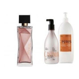 Perfume E Kit Hidratante Natura Ekos, Essencial Elixir 100ml