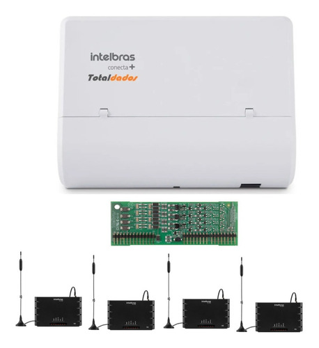 Pabx Modulare+  4x4 Placa Ramal Desb 3g Itc 5100 Intelbras