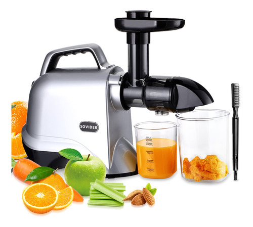 Extractor De Jugo Premsa En Frío Rendimiento 92% Frutas