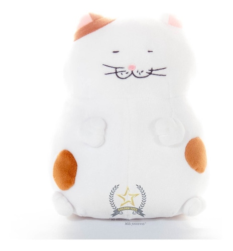 Peluche Grande Muta Gato Blanco Jp  Golden Toys