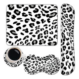 Mouse Pad Y Apoya Munecas Para Teclado Diseno De Leopardo