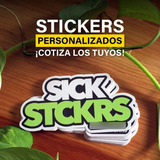 Stickers, Estampas, Calcomanias, 100 Stickers Personalizados