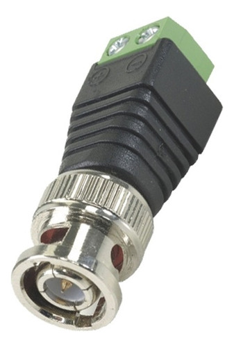 Ficha Conector Bnc Macho Con Bornera Camaras Cctv