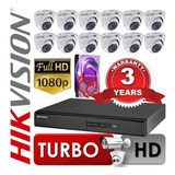 Kit Dvr Cctv Hikvision 16ch + 12cam + 1tb + Cables Martinez