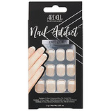 Set De Uñas Artificiales Ardell Nail Addict, Clásico Francés