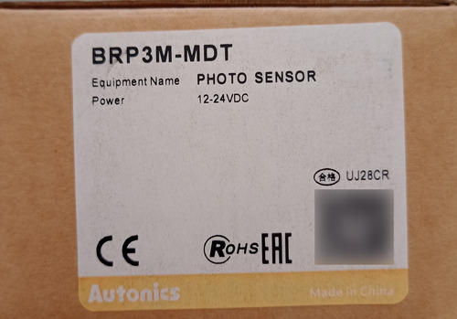 Sensor Fotoelectrico Brp3m-mdt 12-24vdc Alcance: 3mtrs