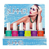 Exhibidor Summer Col Kit 6 Esmaltes Semipermanente  14ml Ibd Color Variedad