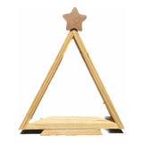 Árbol Navidad Madera Con Estrella