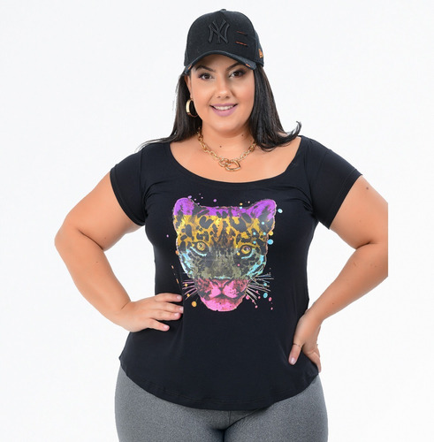 Kit Com 6 Blusas T-shirt Plus Size Feminina Preço De Atacado