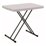 Mesa Personal Plegable Lifetime Ajustable 76x50 Cm 