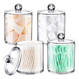 Tarros Con Tapa Organizadores Para Baño  Clear 4u