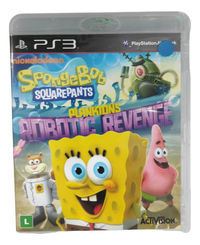 Jogo Sponge Bob Square Pants (ps3 - Mídia Física)