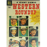 Hq Gibi Western Roundup Nº15 July-sept 1956 Dell Publishing