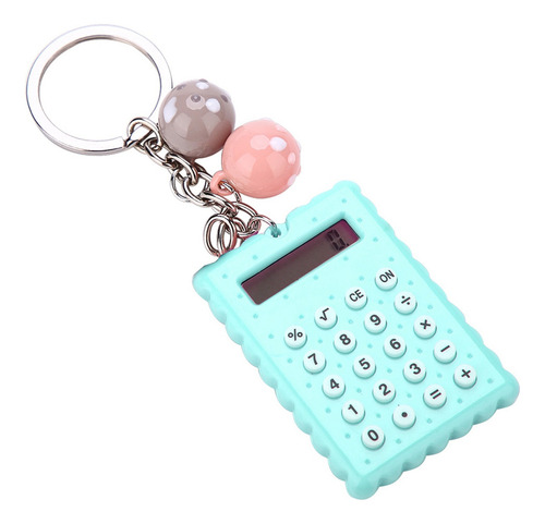 Mini Calculadora Portátil De Chaveiros Estilo Biscoitos Fofo