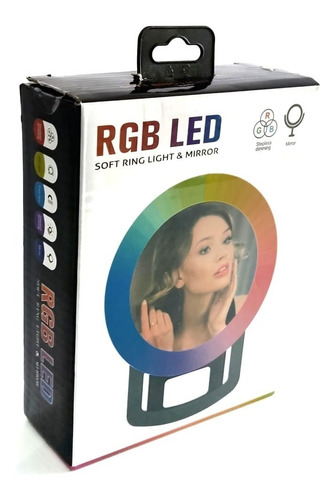 Aro Luz Led Portátil Para Selfie Y Maquillaje