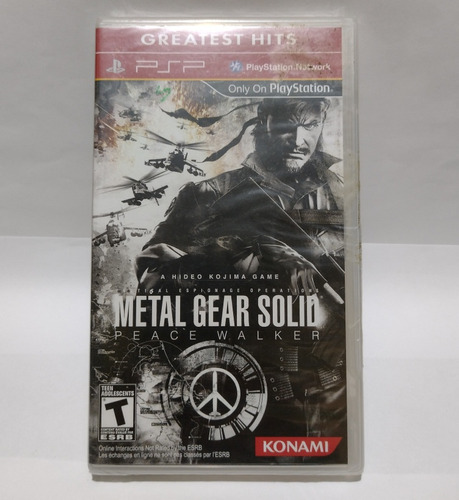 Metal Gear Solid Peace Walker Para Psp