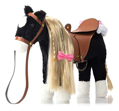 Hollyhome - Caballo De Peluche, Bonito Juguete De Peluche, C