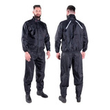 Roupa Chuva Motoqueiro Impermeável Nylon Forrada Gola Alta